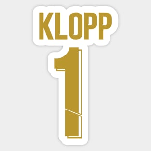 klopp Sticker